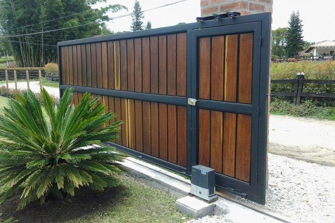Portones Modernos con Puerta Incluida bucaramanga, bogota, barranquilla, medellin, tunja, cucuta, cali