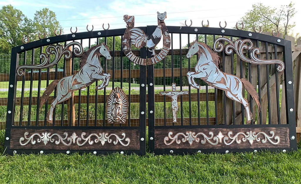 portones para fincas sencillos de caballos neiva, monteria, villavicencio, yopal, tunja